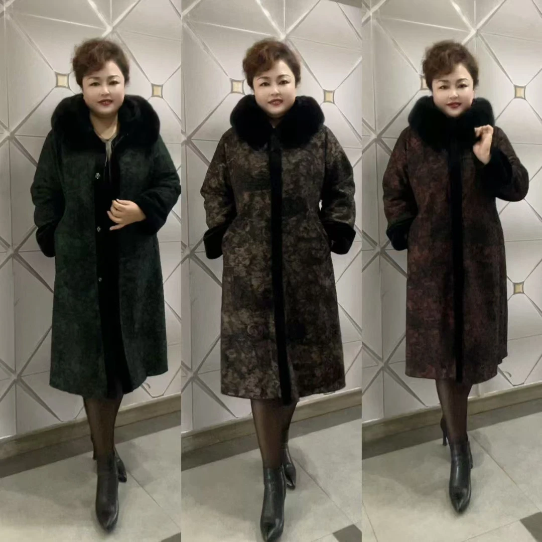 新款时尚加绒保暖大衣