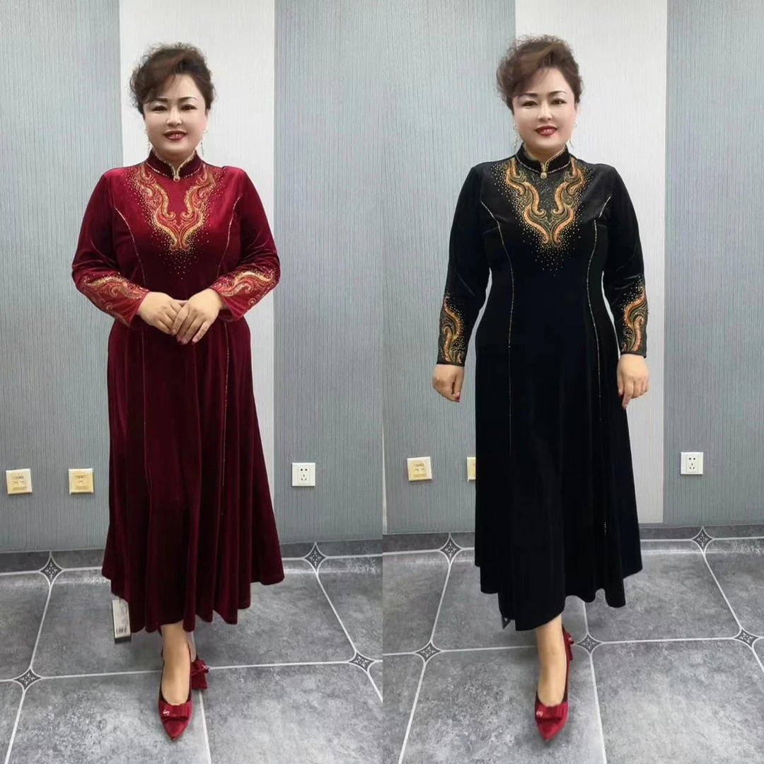 新款时尚旗袍连衣裙