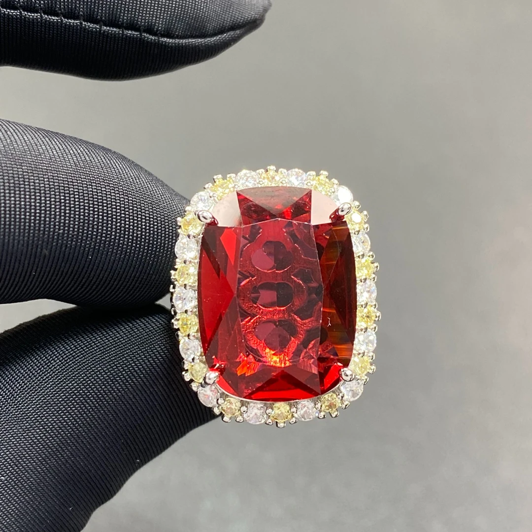 赠运费险+证书 收藏级大克拉红宝石戒指S02