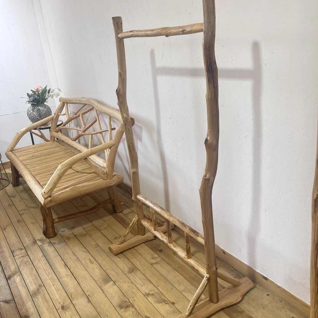 纯手工实木摆放架