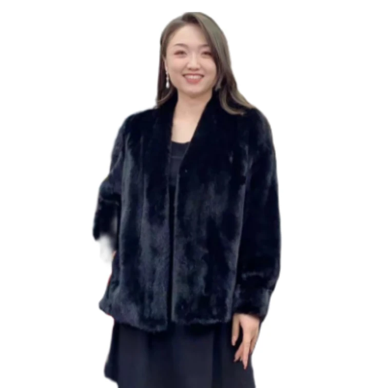 营城之恋貂皮大衣女士皮草外套时尚气质冬季百搭网红休闲短款轻奢