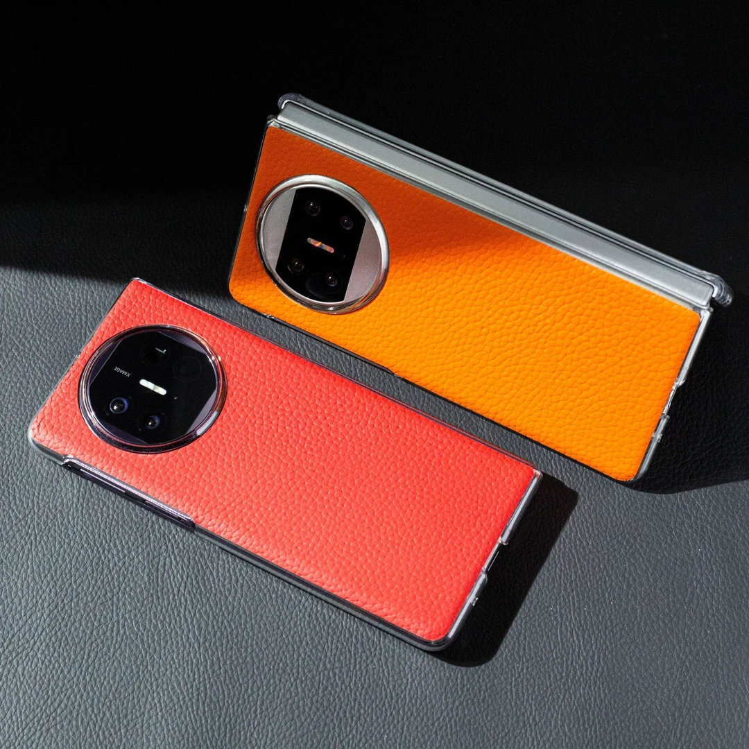 华为matex5手机壳高级感小众真皮手工定制X3典藏版保护壳男女款潮