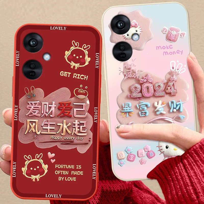 OPPOk11x手机壳PHF110硅胶软壳手机套卡通全包边潮新款防摔女款潮