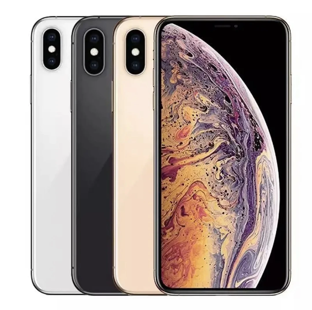 99新 Apple/苹果 金色银色700万像素优质苹果xsmax64GB手机原装