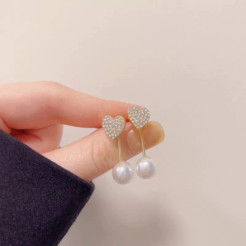 铜合金耳饰 气质轻奢时尚百搭法式小众精致两戴