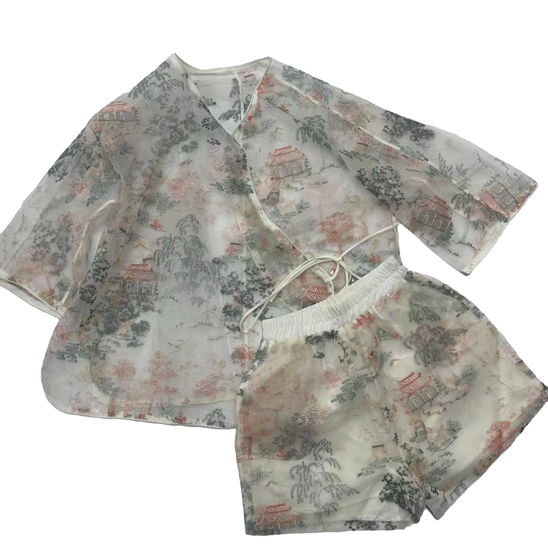 【娜娜推荐】8815-1潮牌设计师复古中国风新中式套装