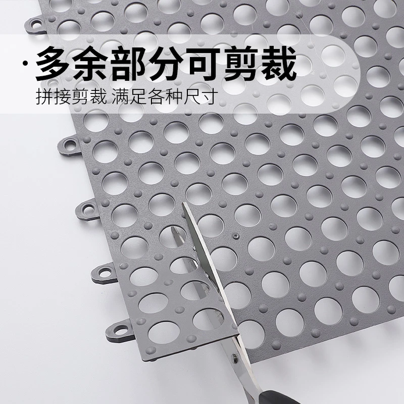乐爽宠狗笼子底部专用垫板加厚防咬可裁剪塑料网格脚垫宠物平台垫