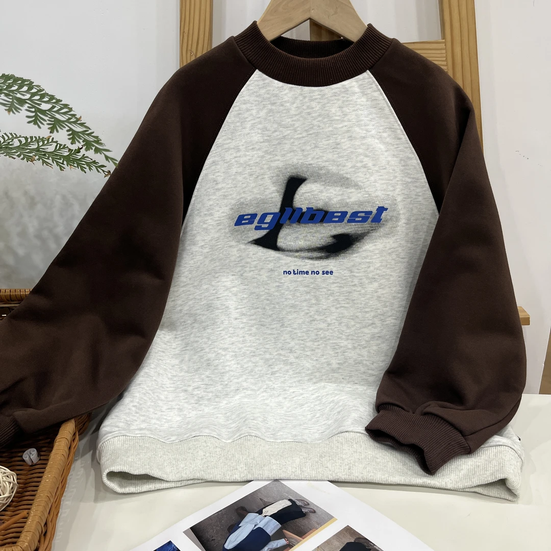 6525  秋冬季中大童休闲卫衣  B