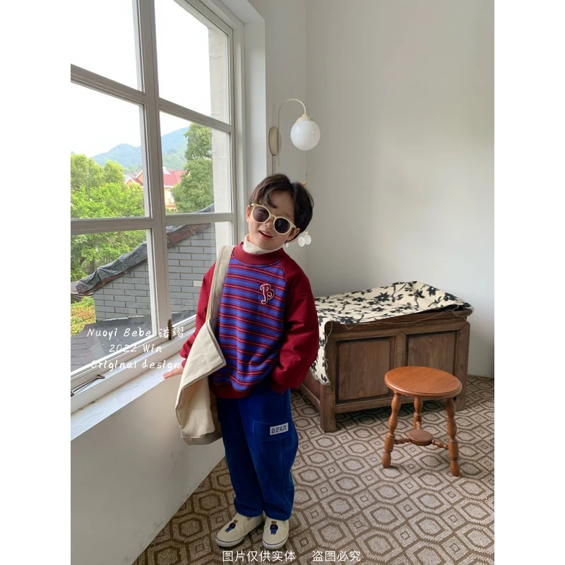 4025     秋冬中童贴盖休闲裤    C