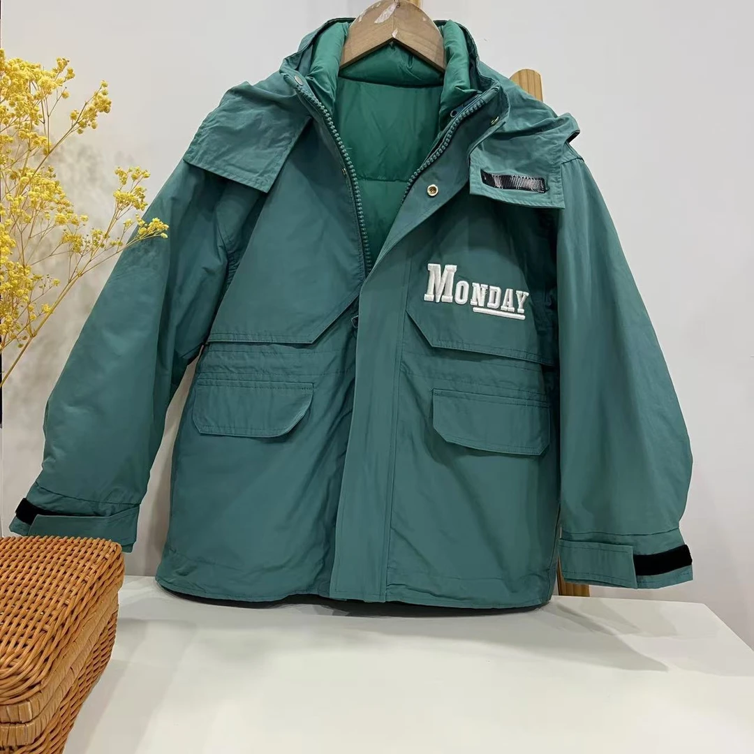 6137   冬季中大童休闲百搭羽绒服   B