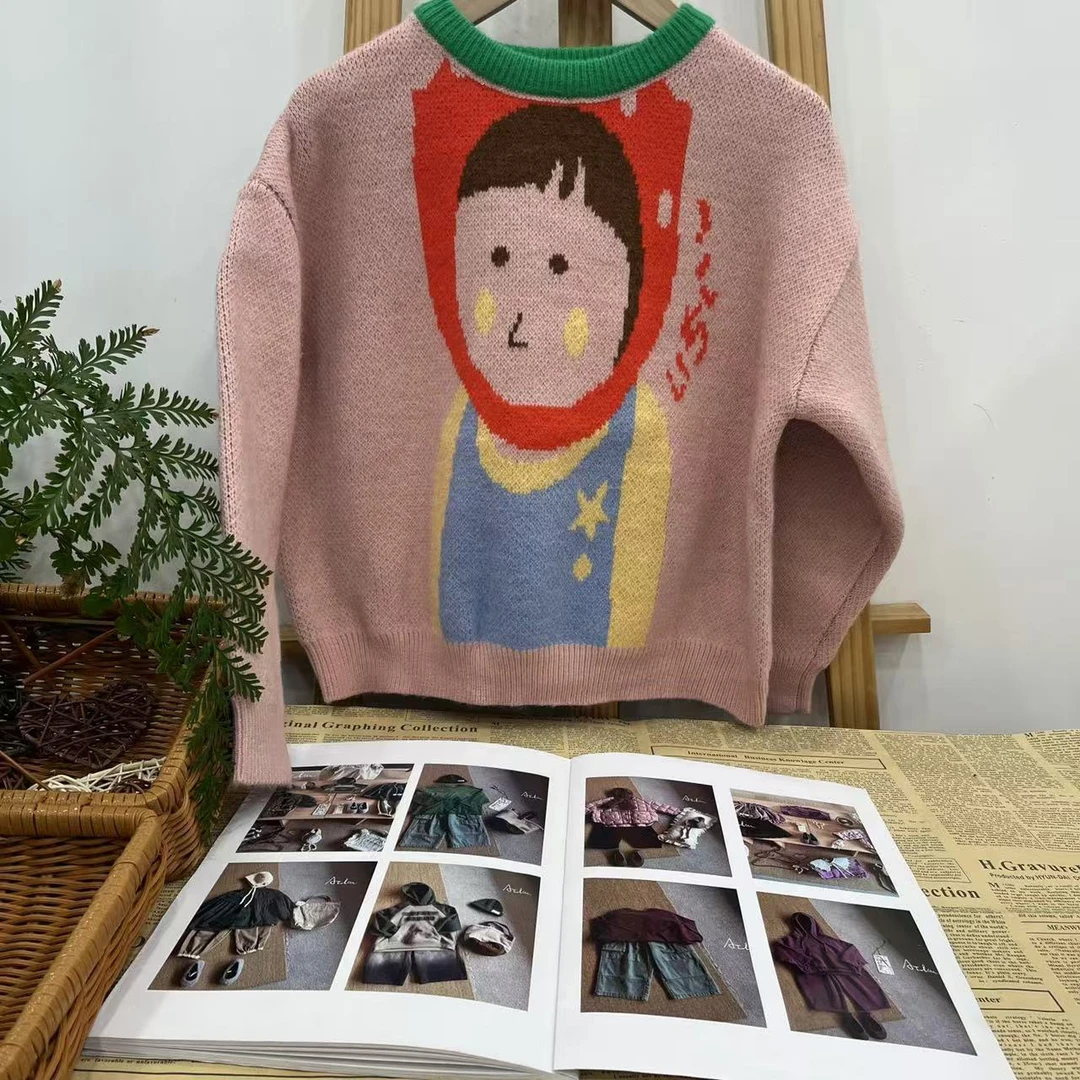 0291  秋冬中大童毛衣  B