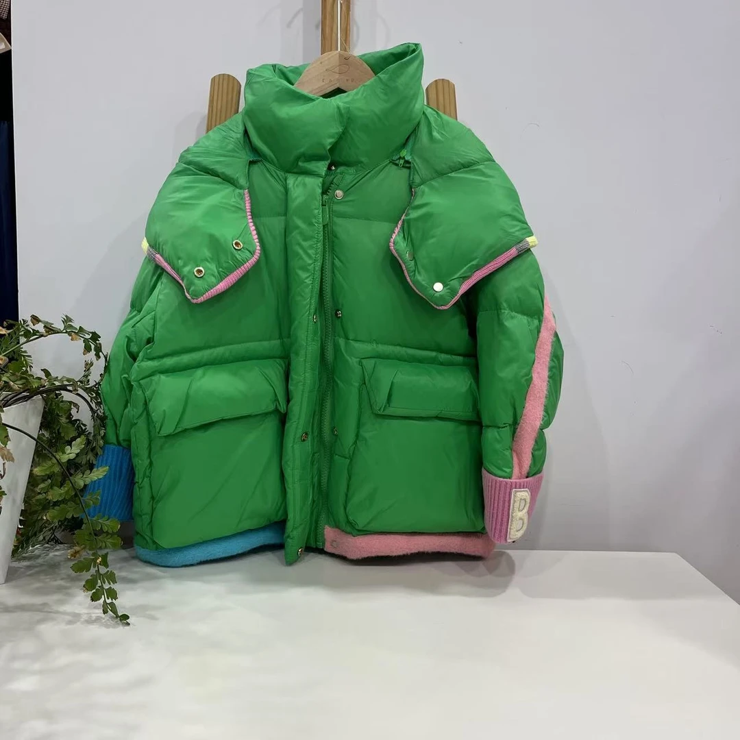 0303  冬季中大童时尚百搭羽绒服   B