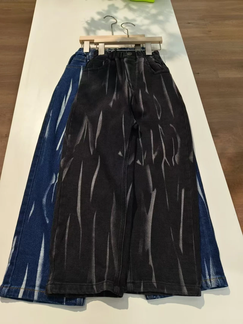 6203  秋季中大童牛仔裤  B