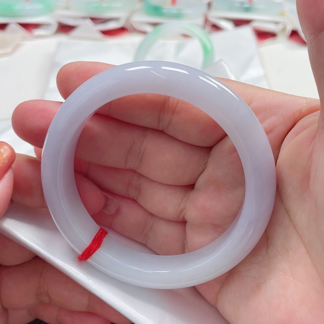 翡翠手镯未镶嵌缅甸翡翠手镯58圈