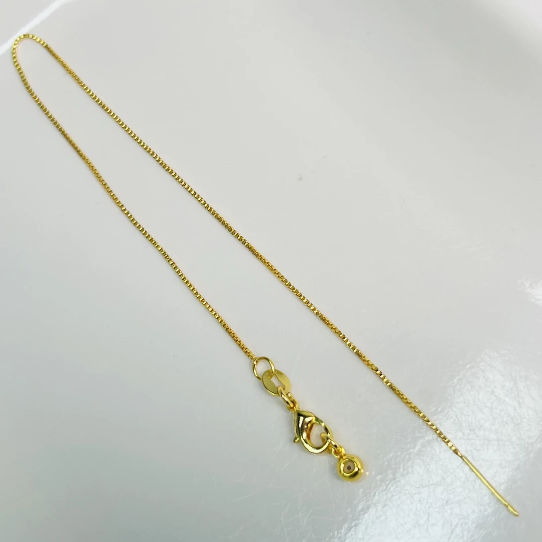 合金手链 DIY万能素金手链/项链针式调节密实ins百搭简约不掉色