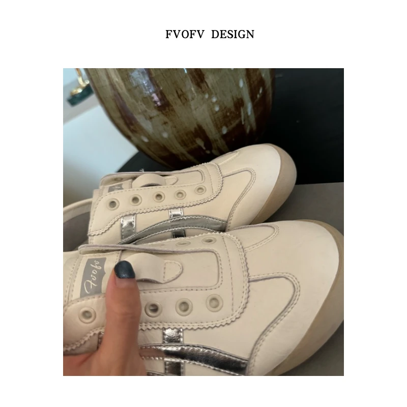 FVOFV两色牛皮百搭得迅鞋R7020