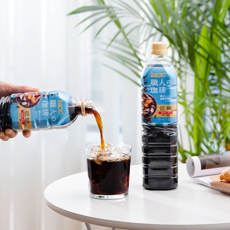 UCC/悠诗诗日本进口职人无蔗糖醇香浓郁即饮黑咖啡饮料瓶装900ml