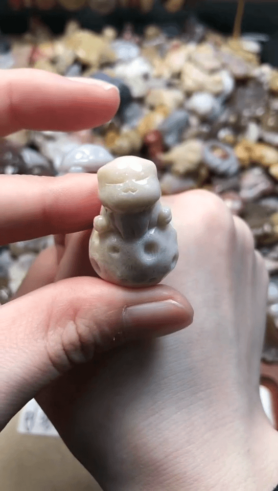 【闪购商品】硅化珊瑚（珊瑚玉）颈饰未镶嵌935