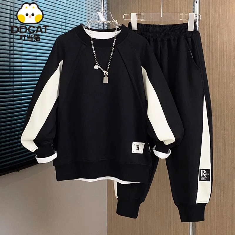 童装男童秋装套装春秋款儿童秋季卫衣中大童男孩运动服潮款