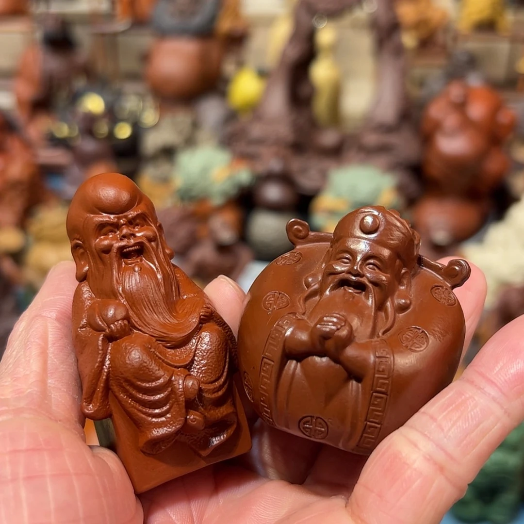 【闪购商品】紫砂摆件思***风