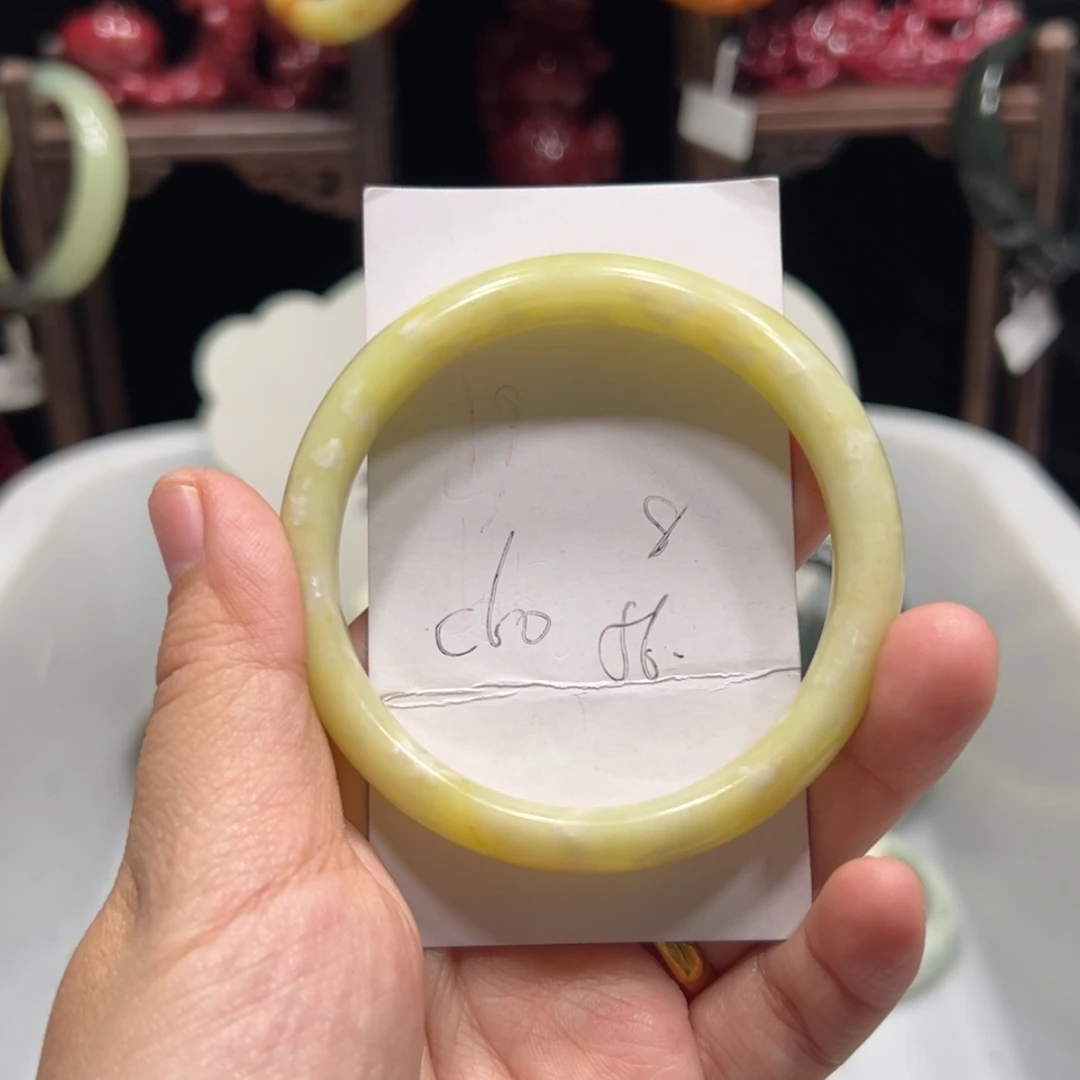 【闪购商品】蛇纹石玉手镯未镶嵌