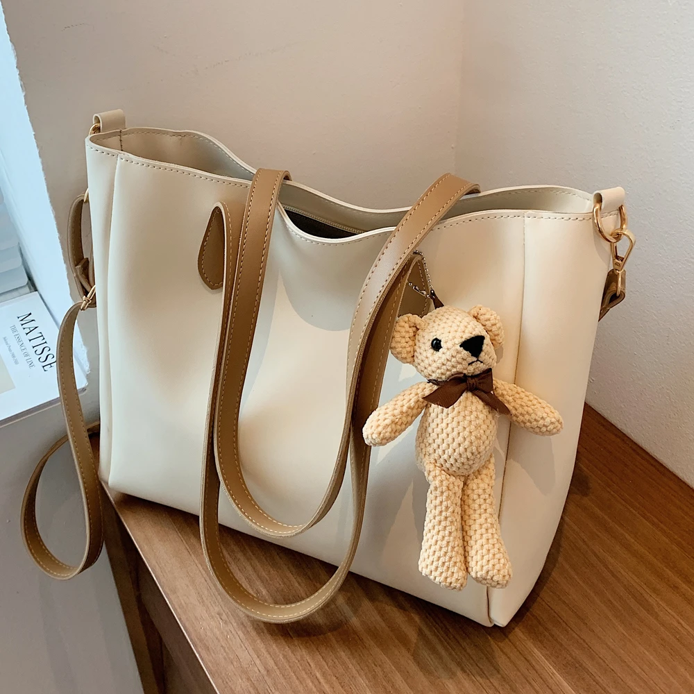 高级感大容量大包包女士2024新款潮时尚通勤托特包百搭单肩斜挎包