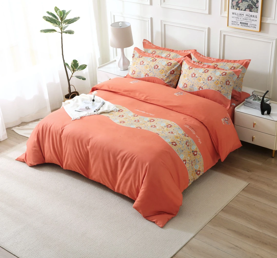 订单尾货三件套【盛典花枝】床单2.3m*2.3m（±5cm）