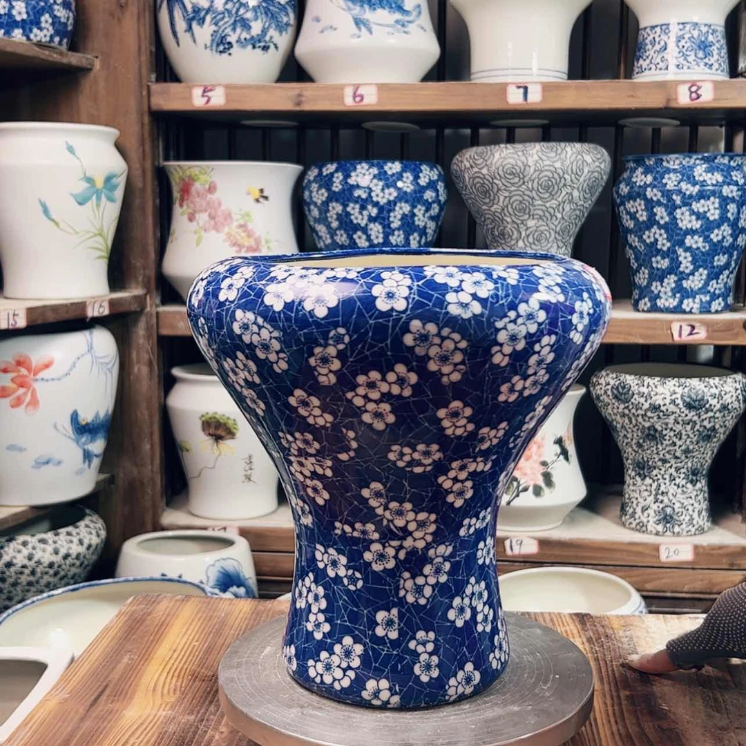 【闪购商品】陶瓷摆件火窝冰梅花