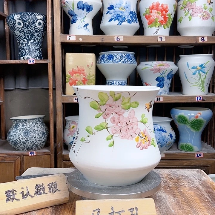 摆件小蛮腰紫藤款陶瓷陶瓷