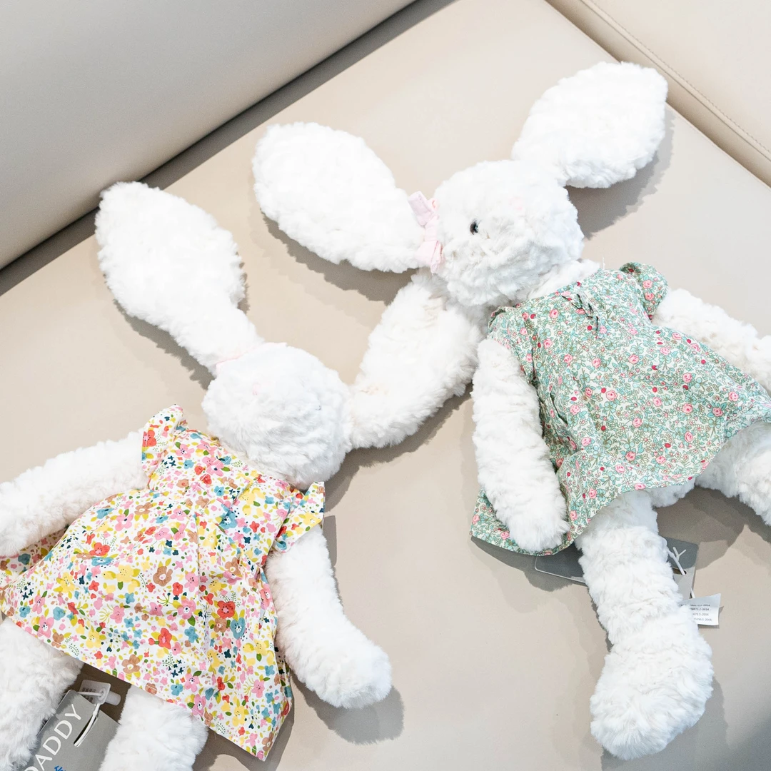 Topdaddy/学爸小兔子玩偶睡觉抱 可爱毛绒玩具女孩安抚布娃娃抱枕