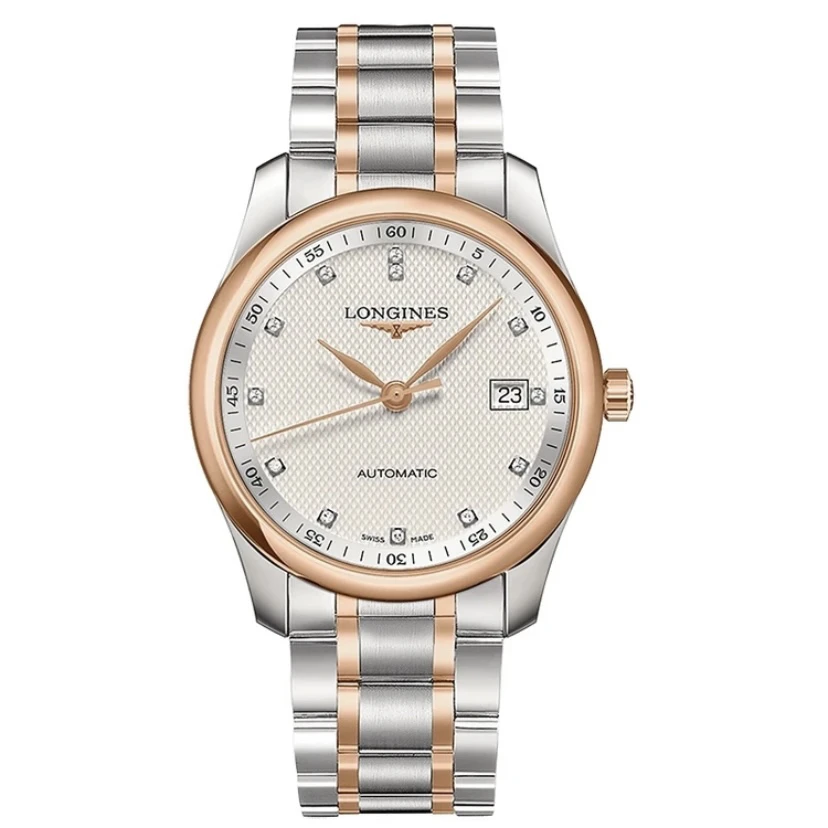99新 Longines/浪琴 名匠893/玫瑰金钻/表径42/男士腕表/全套