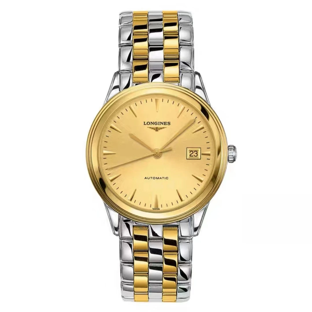 99新 Longines/浪琴 军旗984金色/大气稳重/全套/表径40/男士腕表