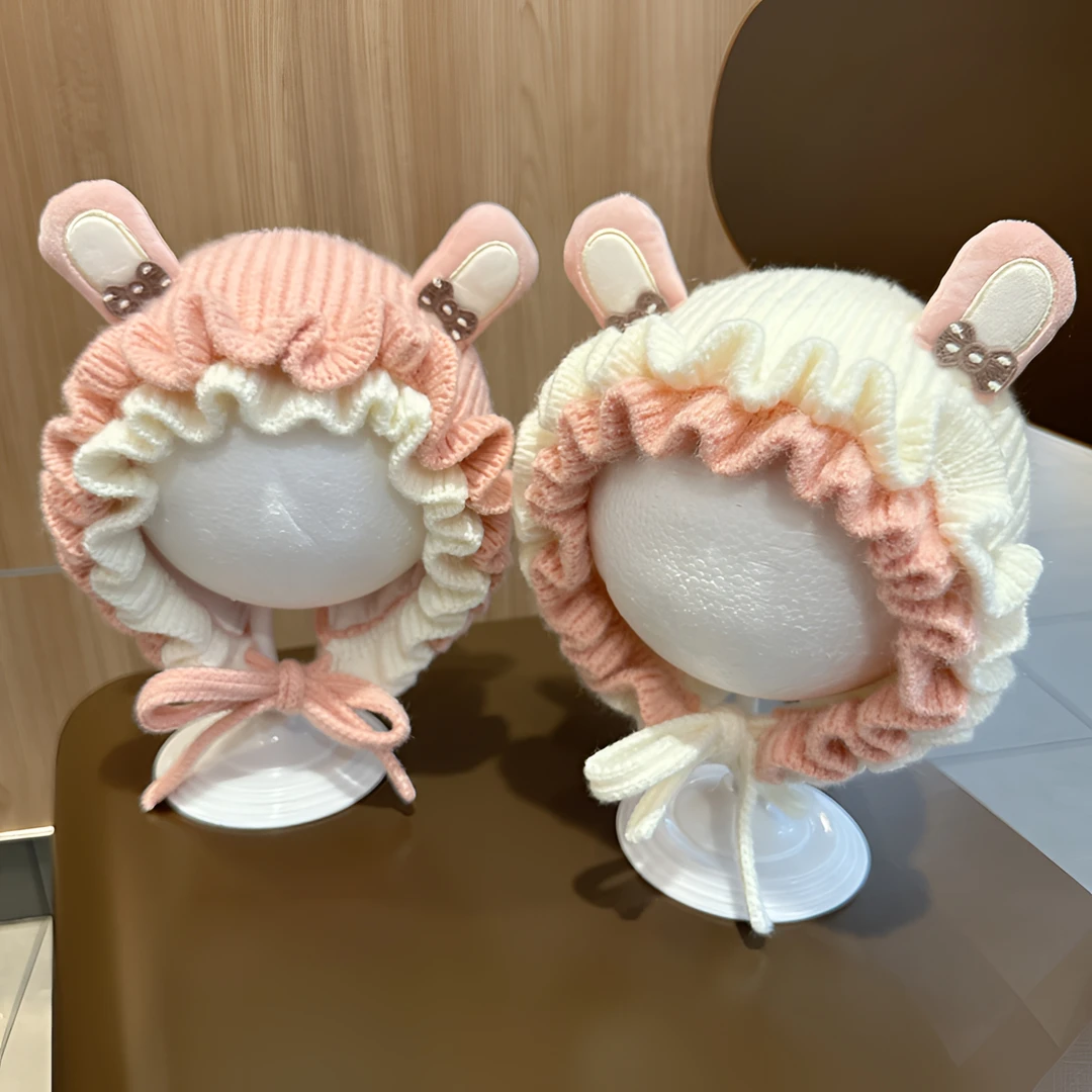 儿童帽子婴儿针织时尚宝宝秋冬冬季网红幼儿包头ins保暖韩版冬天