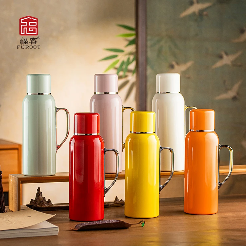 福容-古早闷茶壶升级版 热水壶闷茶壶暖瓶暖壶家用保温瓶800ml