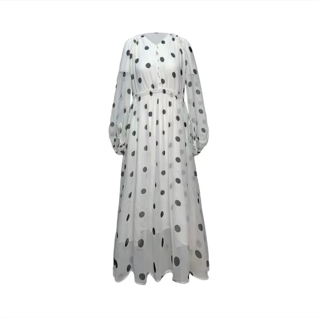 重磅100桑蚕丝连衣裙Y24C9022-13