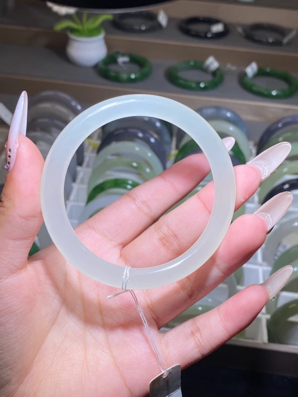 和田玉青海料荔枝冻圆条5758细