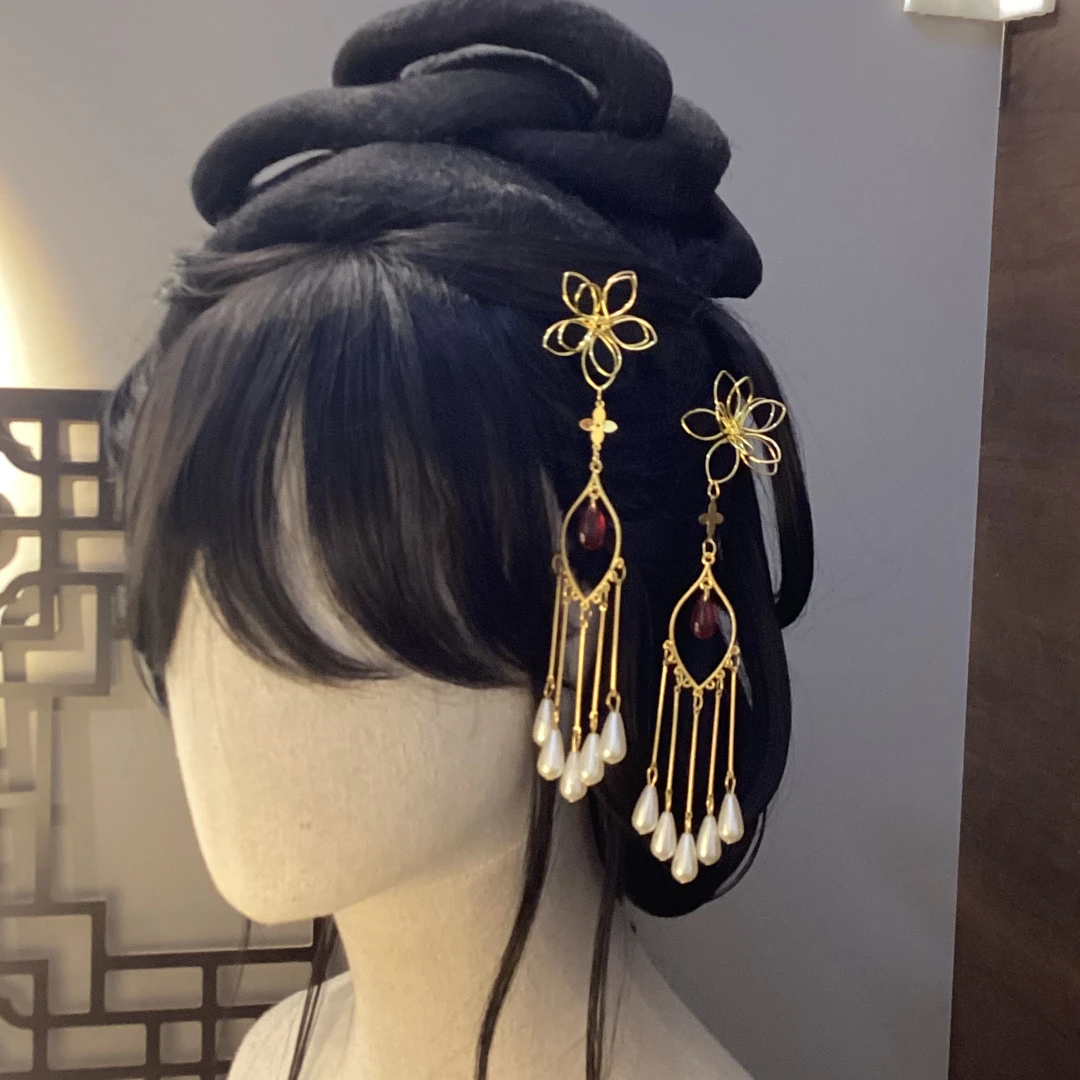 【栀子花】流苏古风汉服配饰