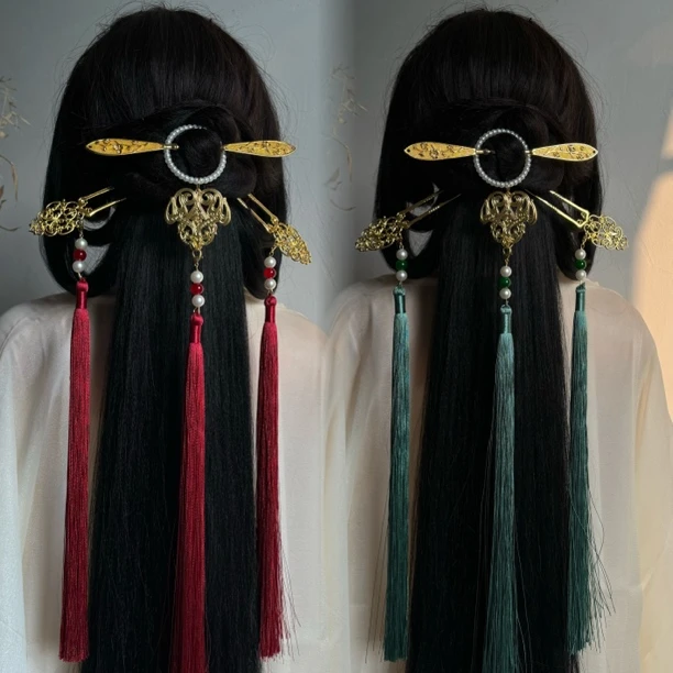 【青玄】【虞姬】流苏头饰古风汉服配饰