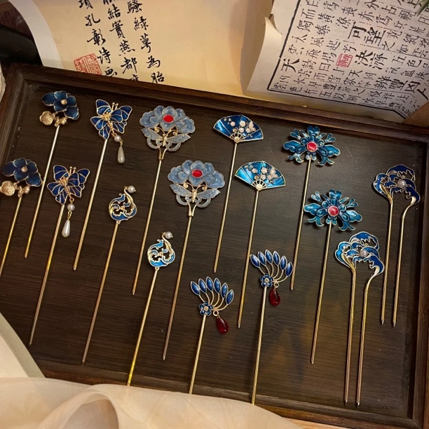 【烧蓝合集】古风汉服配饰头饰