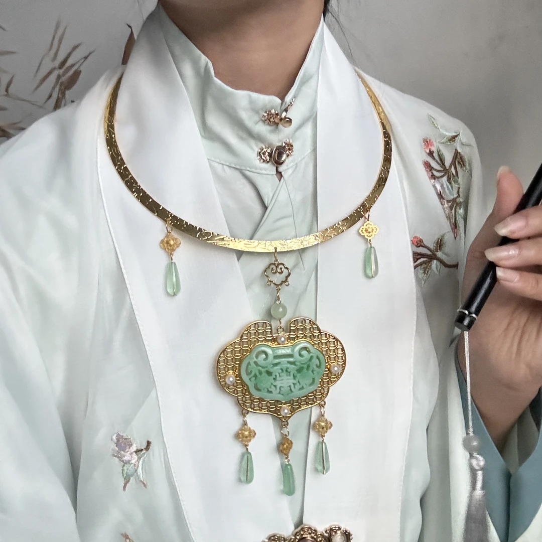【清平乐】平安锁项圈古风汉服配饰