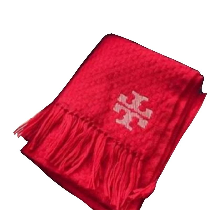 TORY BURCH/汤丽柏琦Tory Burch/汤丽柏琦保暖围巾 红色 H