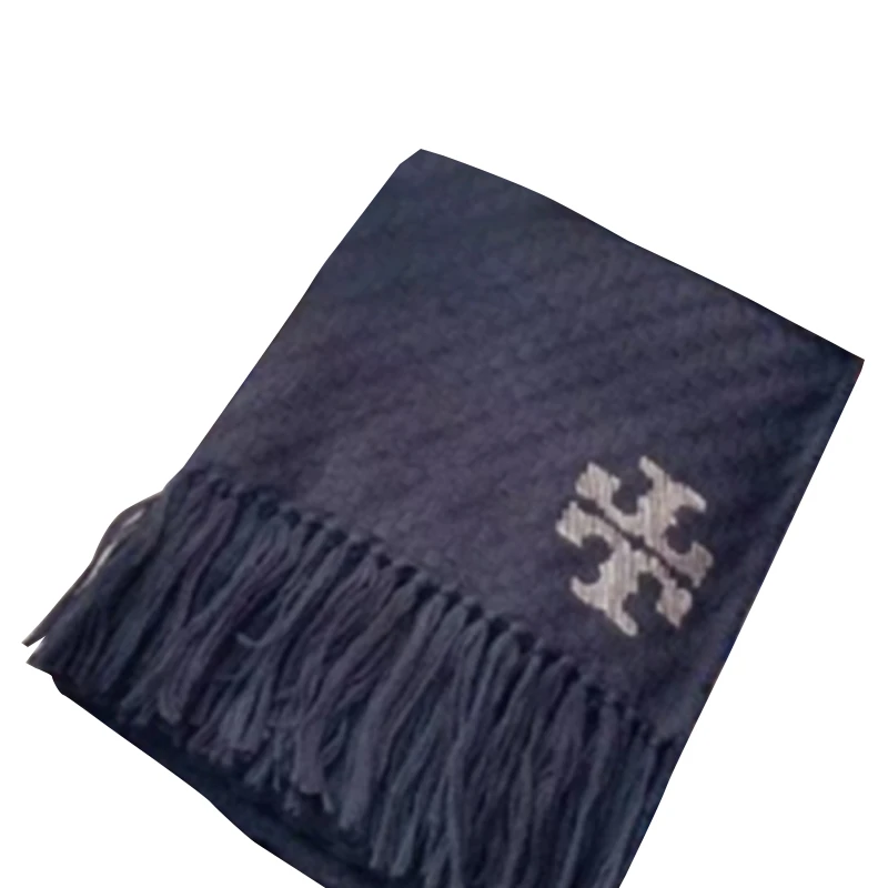 TORY BURCH/汤丽柏琦Tory Burch/汤丽柏琦保暖围巾 深灰色