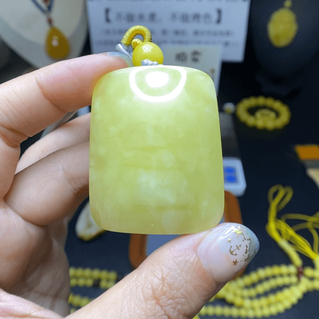 【闪购商品】蜜蜡颈饰未镶嵌深****e郎