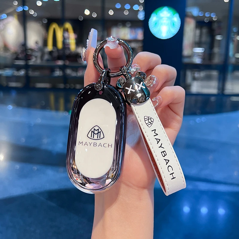 适用迈巴赫钥匙套s480车奔驰s级s450l包580壳s500l扣gls24款c260l