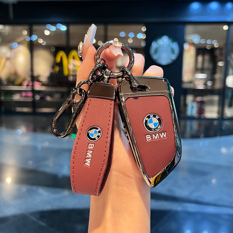 适用宝马钥匙套3系5系1系7系x1x2x3x4x5x6刀锋壳530车320li高档包