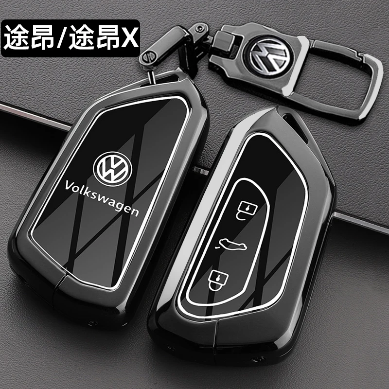 大众途昂380钥匙套330龙腾耀版途昂X新老款高端遥控包金属壳扣25