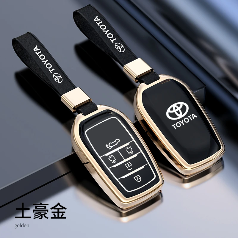 礼利丰田塞纳钥匙套埃尔法男威尔法22国产赛那格瑞维亚铝壳金属扣