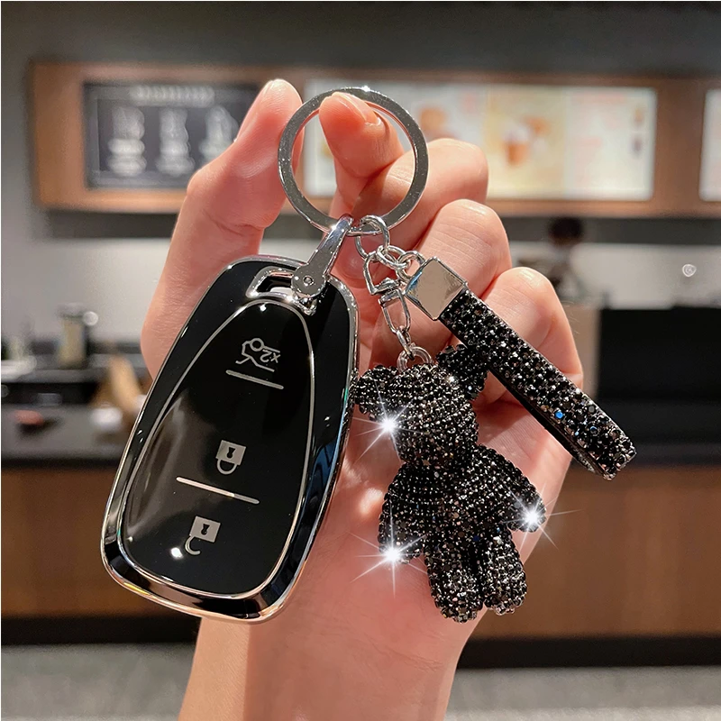 适用雪佛兰迈锐宝XL车钥匙套开括探界者科鲁兹沃兰多创酷包壳扣女