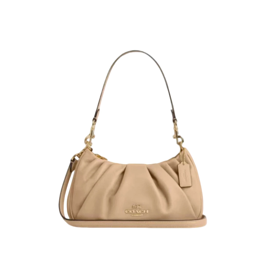 COACH/蔻驰 CT761 IMTN2 TERI 女款奶茶色云朵包单肩包 26*7*15