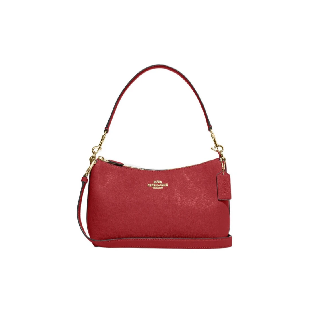 COACH/蔻驰 CE584 IMF8Q CLARA百搭女士红色腋下单肩包26*17.5*10